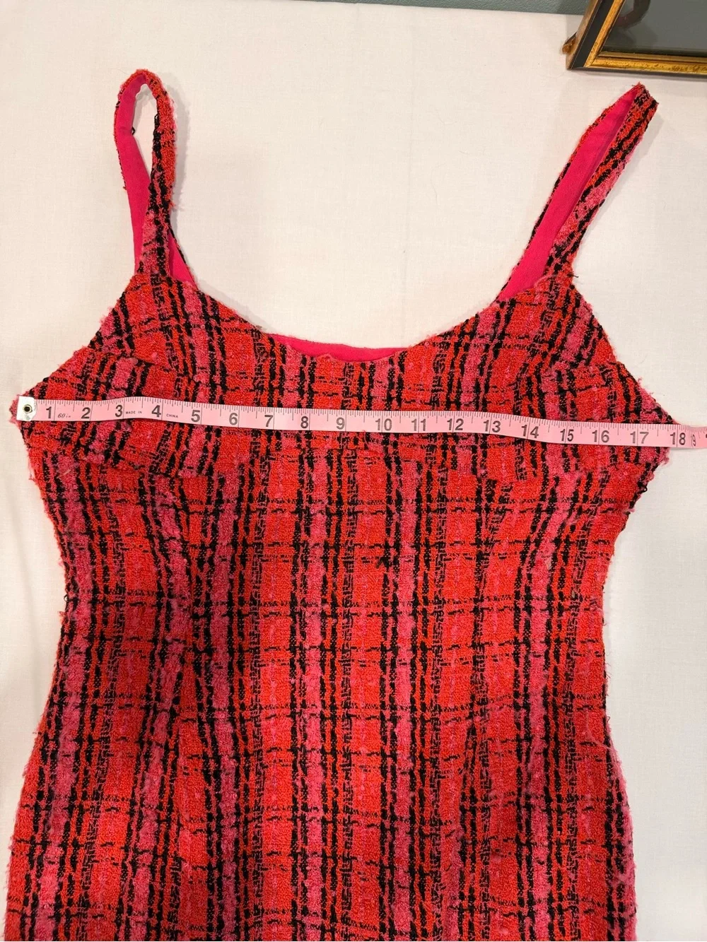 Endless Rose sleeveless plaid